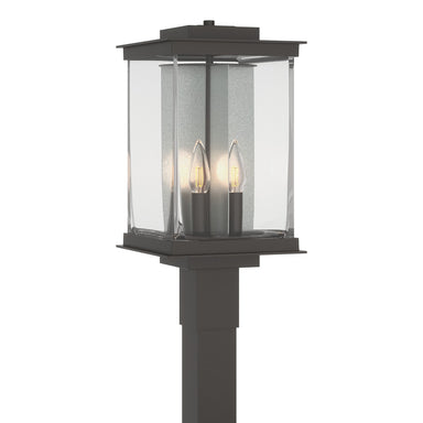 Hubbardton Forge - Four Light Outdoor Post Mount - Kingston - Coastal Oil Rubbed Bronze- Union Lighting Luminaires Decor