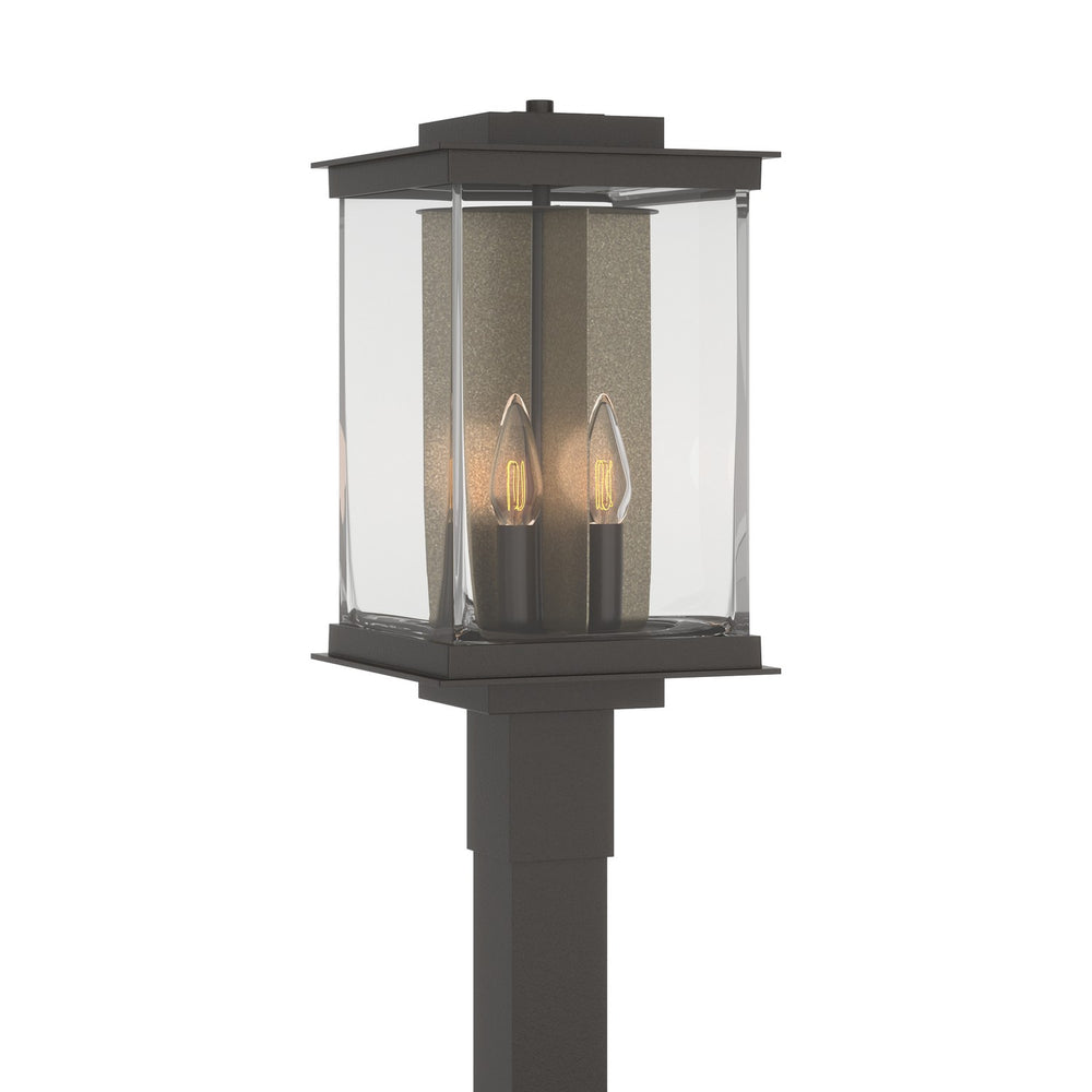 Hubbardton Forge - Four Light Outdoor Post Mount - Kingston - Coastal Oil Rubbed Bronze- Union Lighting Luminaires Decor