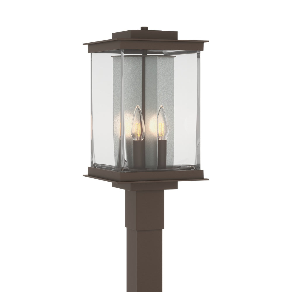Hubbardton Forge - Four Light Outdoor Post Mount - Kingston - Coastal Bronze- Union Lighting Luminaires Decor