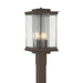 Hubbardton Forge - Four Light Outdoor Post Mount - Kingston - Coastal Bronze- Union Lighting Luminaires Decor