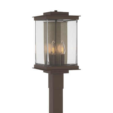 Hubbardton Forge - Four Light Outdoor Post Mount - Kingston - Coastal Bronze- Union Lighting Luminaires Decor