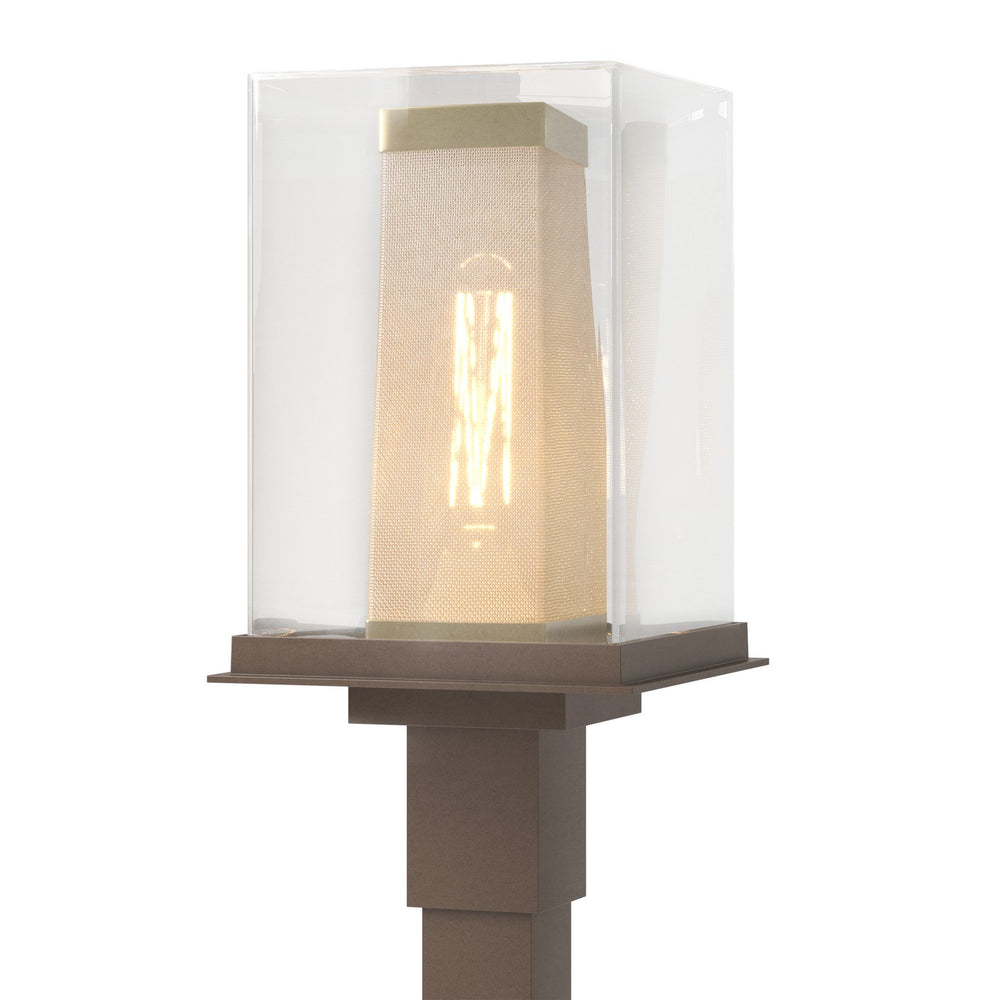 Hubbardton Forge - One Light Outdoor Post Mount - Polaris - Coastal Bronze- Union Lighting Luminaires Decor