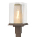 Hubbardton Forge - One Light Outdoor Post Mount - Polaris - Coastal Bronze- Union Lighting Luminaires Decor
