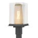 Hubbardton Forge - One Light Outdoor Post Mount - Polaris - Coastal Black- Union Lighting Luminaires Decor