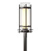Hubbardton Forge - One Light Outdoor Post Mount - Torch - Coastal Oil Rubbed Bronze- Union Lighting Luminaires Decor