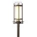 Hubbardton Forge - One Light Outdoor Post Mount - Torch - Coastal Bronze- Union Lighting Luminaires Decor