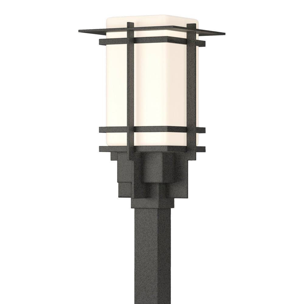 Hubbardton Forge - One Light Outdoor Post Mount - Tourou - Coastal Natural Iron- Union Lighting Luminaires Decor