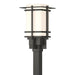 Hubbardton Forge - One Light Outdoor Post Mount - Tourou - Coastal Natural Iron- Union Lighting Luminaires Decor