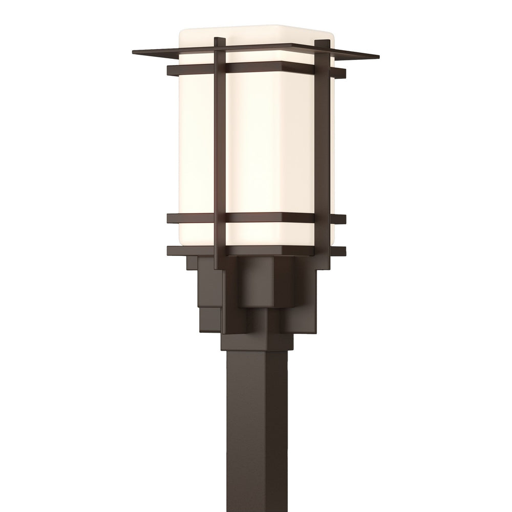 Hubbardton Forge - One Light Outdoor Post Mount - Tourou - Coastal Bronze- Union Lighting Luminaires Decor