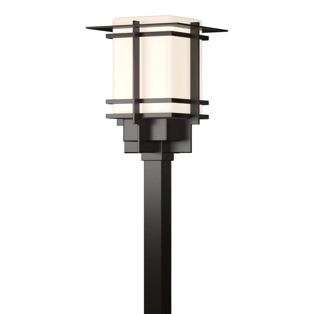 Hubbardton Forge - One Light Outdoor Post Mount - Tourou - Coastal Oil Rubbed Bronze- Union Lighting Luminaires Decor