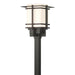 Hubbardton Forge - One Light Outdoor Post Mount - Tourou - Coastal Natural Iron- Union Lighting Luminaires Decor
