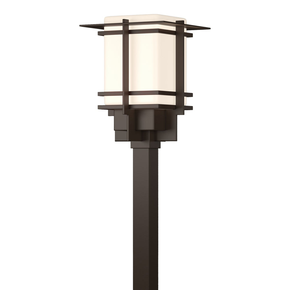 Hubbardton Forge - One Light Outdoor Post Mount - Tourou - Coastal Bronze- Union Lighting Luminaires Decor
