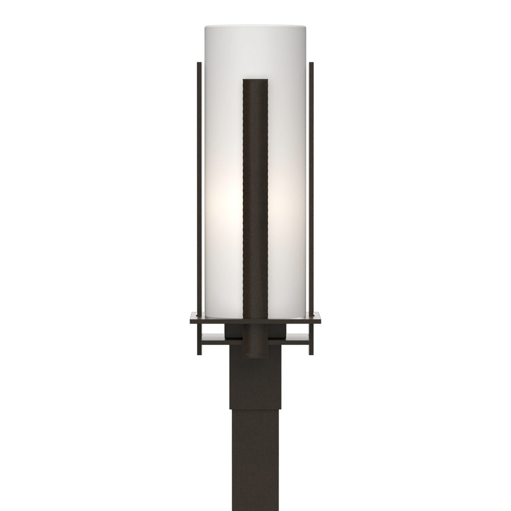 Hubbardton Forge - One Light Outdoor Post Mount - Vertical Bar - Coastal Oil Rubbed Bronze- Union Lighting Luminaires Decor