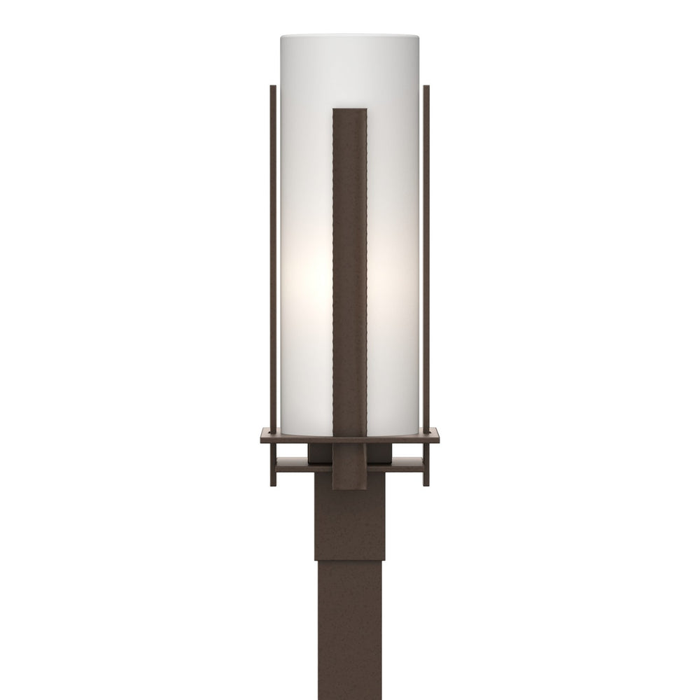 Hubbardton Forge - One Light Outdoor Post Mount - Vertical Bar - Coastal Bronze- Union Lighting Luminaires Decor