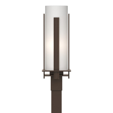 Hubbardton Forge - One Light Outdoor Post Mount - Vertical Bar - Coastal Bronze- Union Lighting Luminaires Decor