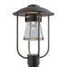 Hubbardton Forge - One Light Outdoor Post Mount - Erlenmeyer - Coastal Oil Rubbed Bronze- Union Lighting Luminaires Decor
