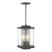 Hubbardton Forge - Four Light Outdoor Lantern - Kingston - Coastal Natural Iron- Union Lighting Luminaires Decor