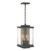 Hubbardton Forge - Four Light Outdoor Lantern - Kingston - Coastal Natural Iron- Union Lighting Luminaires Decor