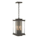 Hubbardton Forge - Four Light Outdoor Lantern - Kingston - Coastal Dark Smoke- Union Lighting Luminaires Decor