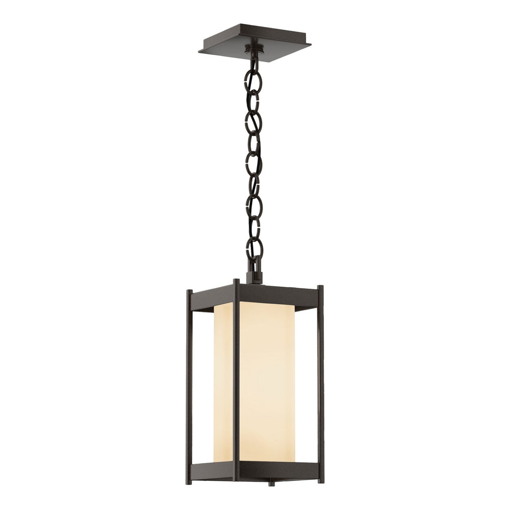 Hubbardton Forge - One Light Outdoor Lantern - Cela - Coastal Bronze- Union Lighting Luminaires Decor