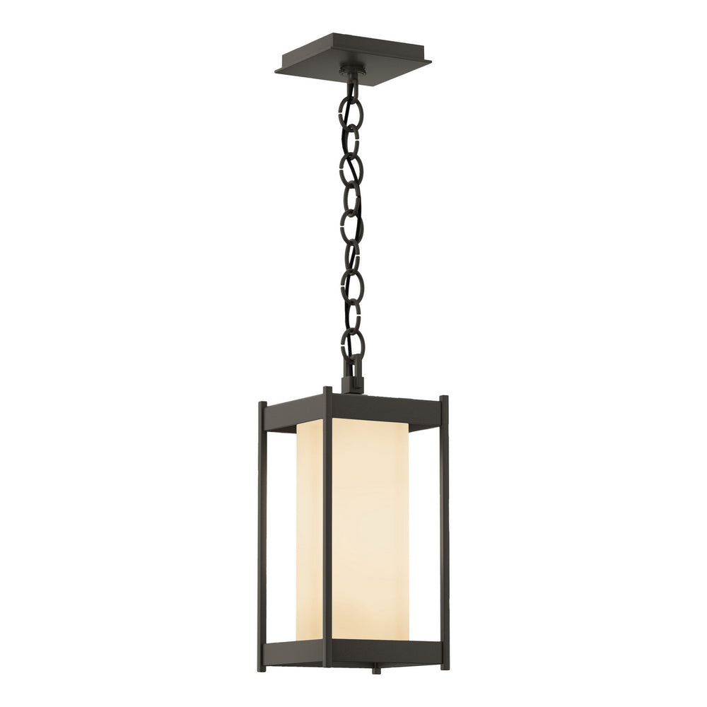 Hubbardton Forge - One Light Outdoor Lantern - Cela - Coastal Dark Smoke- Union Lighting Luminaires Decor