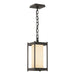 Hubbardton Forge - One Light Outdoor Lantern - Cela - Coastal Dark Smoke- Union Lighting Luminaires Decor