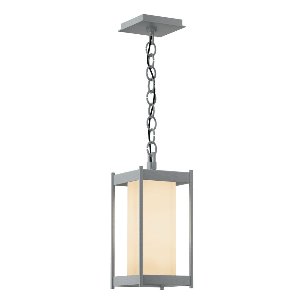 Hubbardton Forge - One Light Outdoor Lantern - Cela - Coastal Burnished Steel- Union Lighting Luminaires Decor