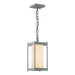 Hubbardton Forge - One Light Outdoor Lantern - Cela - Coastal Burnished Steel- Union Lighting Luminaires Decor