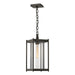 Hubbardton Forge - One Light Outdoor Lantern - Cela - Coastal Dark Smoke- Union Lighting Luminaires Decor