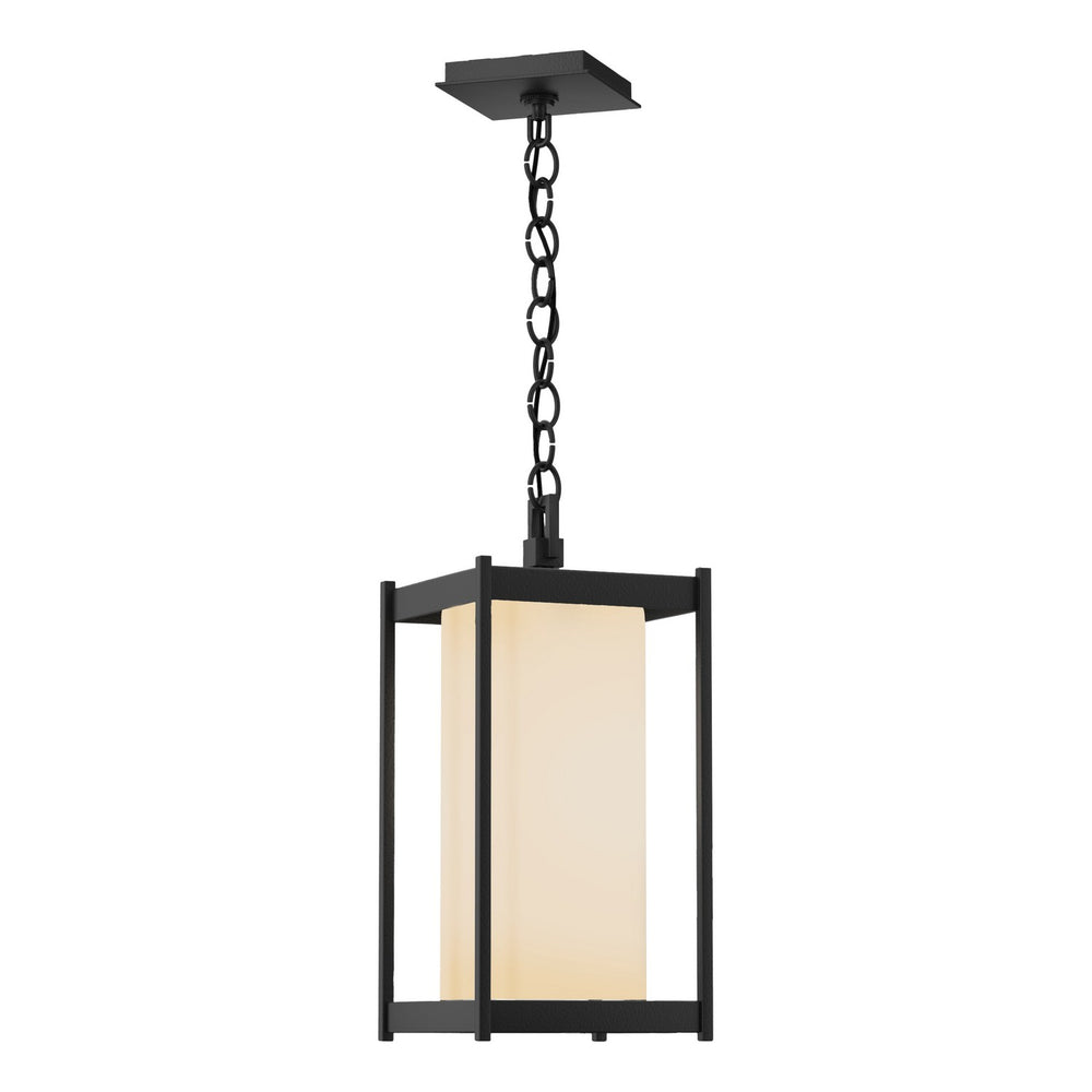 Hubbardton Forge - One Light Outdoor Lantern - Cela - Coastal Black- Union Lighting Luminaires Decor