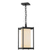 Hubbardton Forge - One Light Outdoor Lantern - Cela - Coastal Black- Union Lighting Luminaires Decor