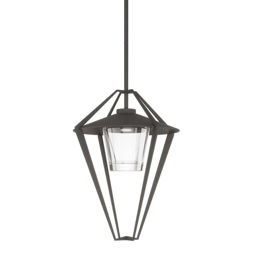 Hubbardton Forge - One Light Outdoor Pendant/Semi-Flush - Stellar - Coastal Natural Iron- Union Lighting Luminaires Decor