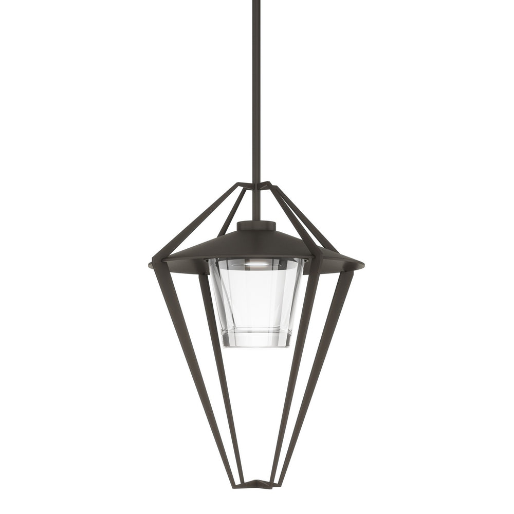 Hubbardton Forge - One Light Outdoor Pendant/Semi-Flush - Stellar - Coastal Dark Smoke- Union Lighting Luminaires Decor