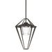 Hubbardton Forge - One Light Outdoor Pendant/Semi-Flush - Stellar - Coastal Dark Smoke- Union Lighting Luminaires Decor