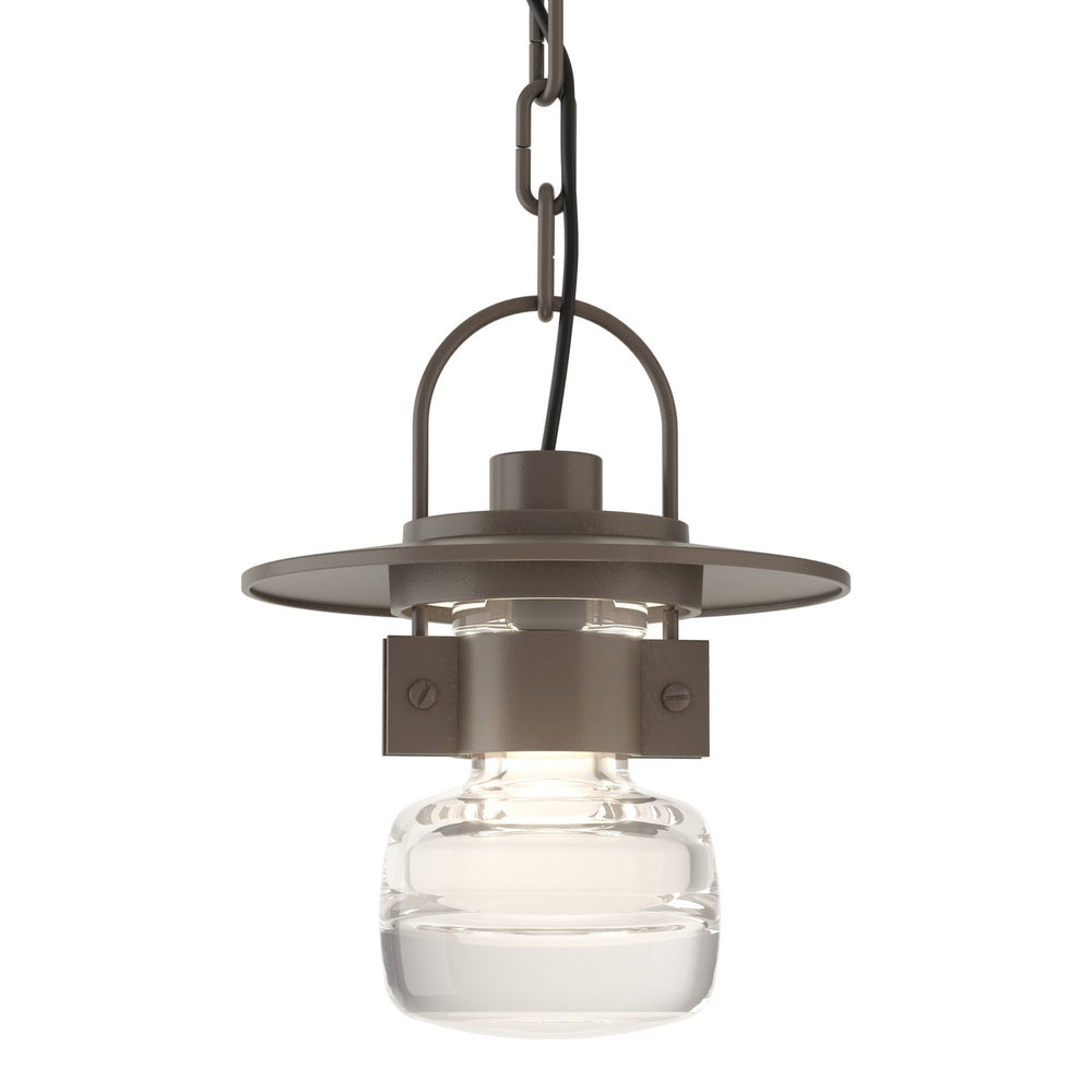 Hubbardton Forge - LED Outdoor Ceiling Fixture - Mason - Coastal Dark Smoke- Union Lighting Luminaires Decor