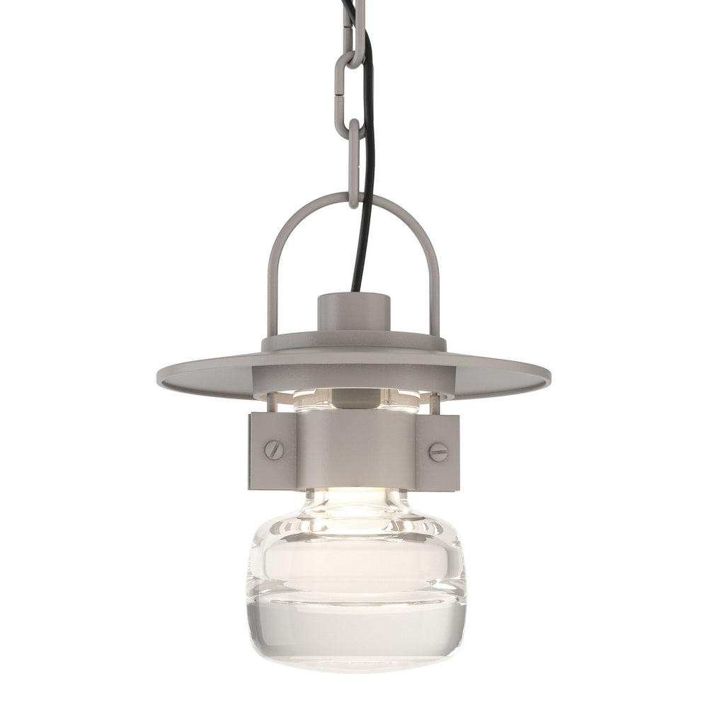 Hubbardton Forge - LED Outdoor Ceiling Fixture - Mason - Coastal Burnished Steel- Union Lighting Luminaires Decor
