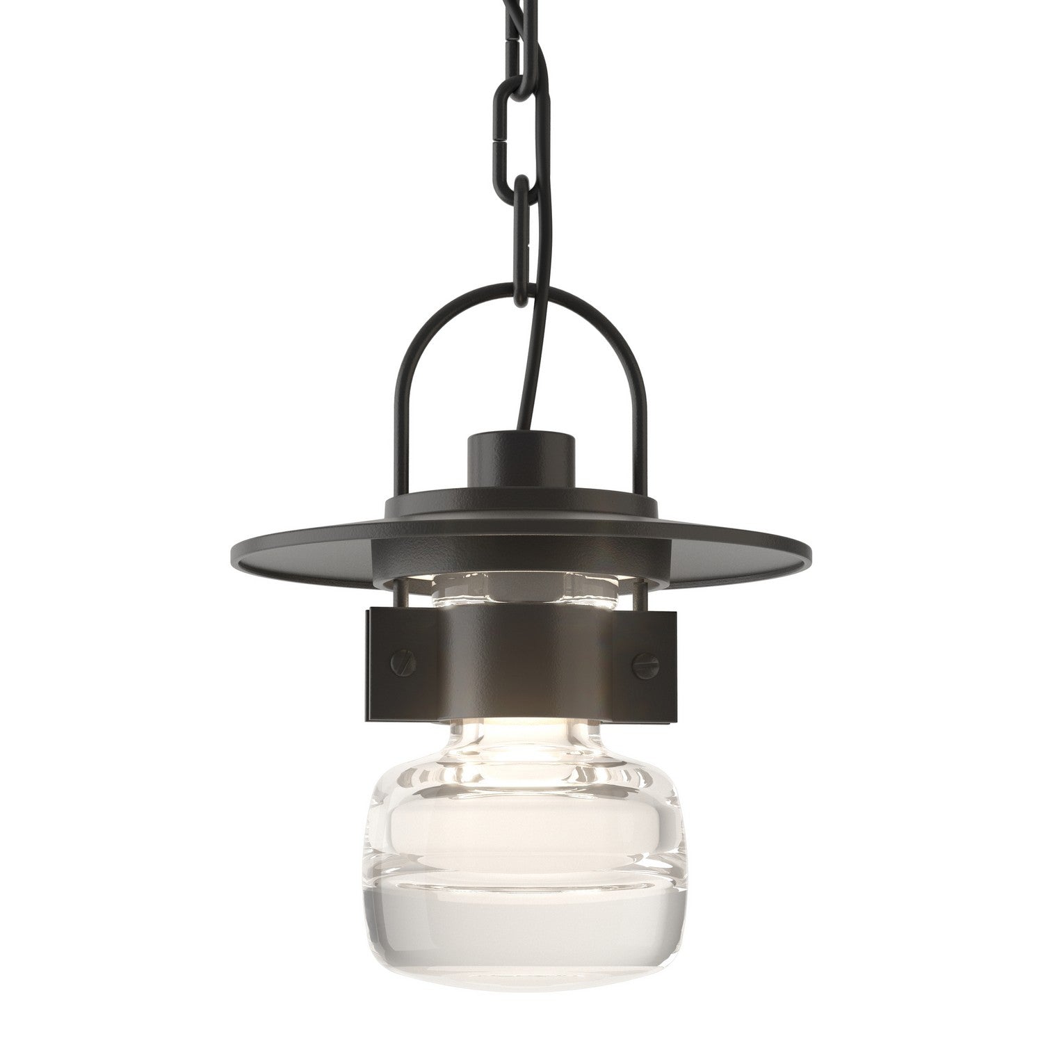 Hubbardton Forge - LED Outdoor Ceiling Fixture - Mason - Coastal Black- Union Lighting Luminaires Decor