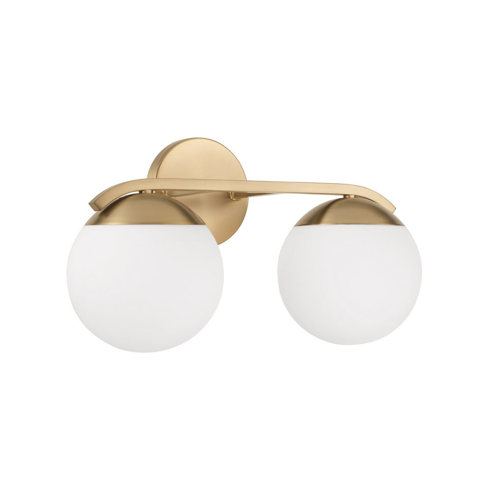 Capital Lighting - Two Light Vanity - Oliver - Matte Brass- Union Lighting Luminaires Decor