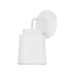 Capital Lighting - One Light Wall Sconce - Pratt - Matte White- Union Lighting Luminaires Decor