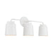 Capital Lighting - Three Light Vanity - Pratt - Matte White- Union Lighting Luminaires Decor