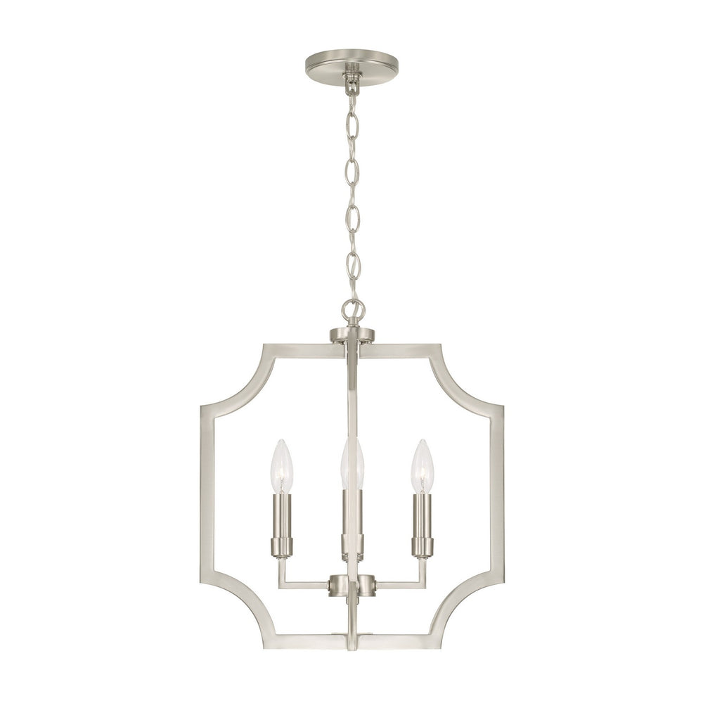 Capital Lighting - Four Light Foyer Pendant - Courtney - Brushed Nickel- Union Lighting Luminaires Decor