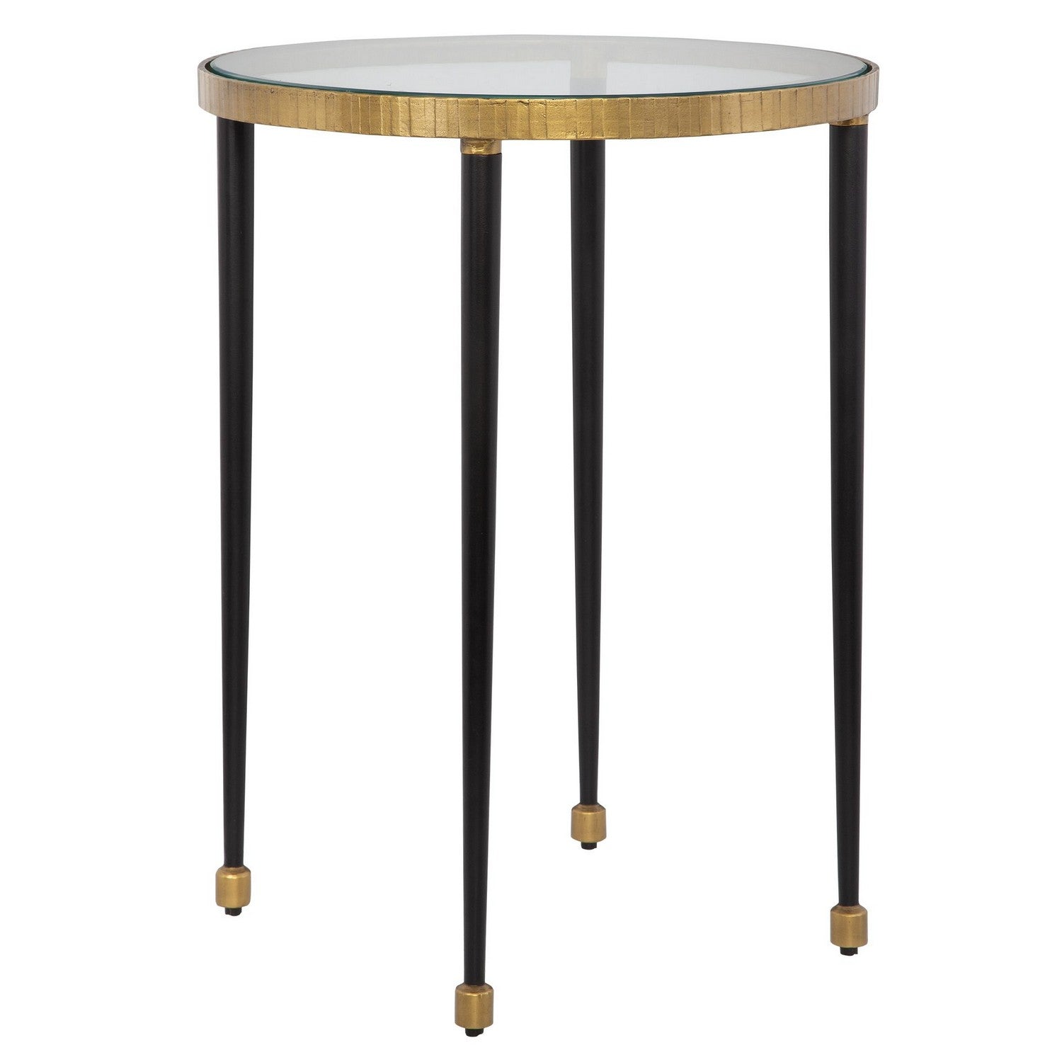 Uttermost - Side Table - Stiletto - Antique Gold- Union Lighting Luminaires Decor