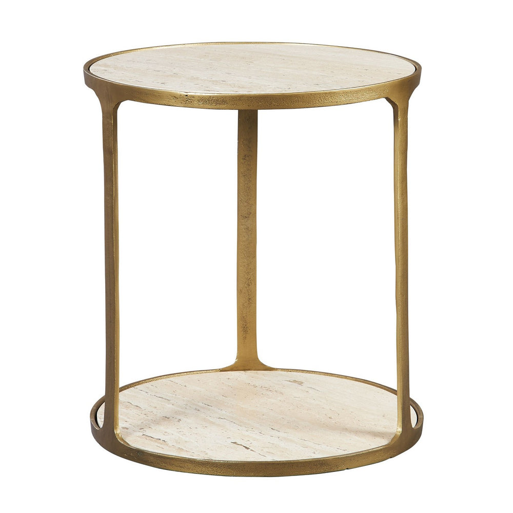 Uttermost - Side Table - Clench - Antique Brass- Union Lighting Luminaires Decor