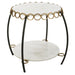 Uttermost - Side Table - Chainlink - Antiqued Gold- Union Lighting Luminaires Decor
