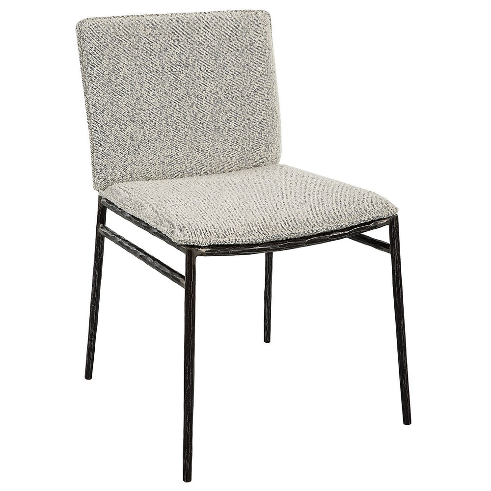 Uttermost - Dining Chair - Jacobsen - Natural Aged Black Iron- Union Lighting Luminaires Decor