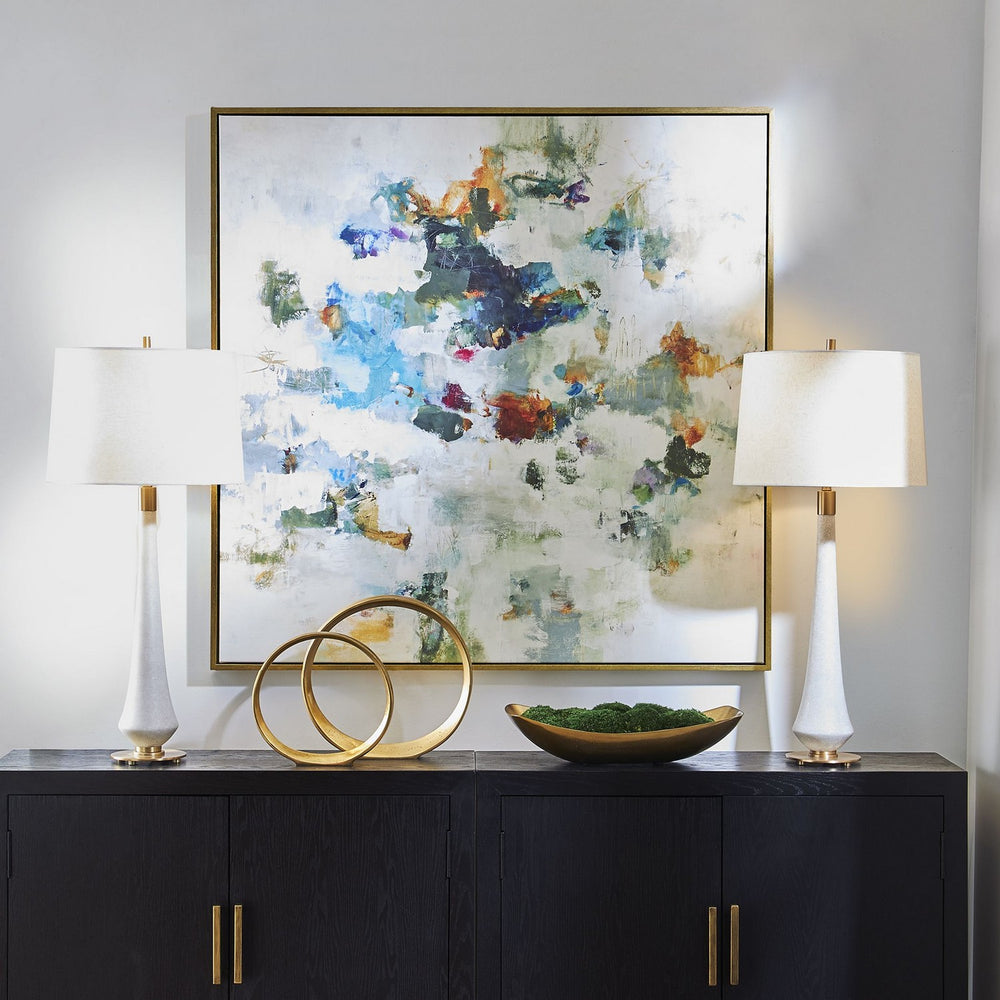 Uttermost - Abstract Art - Rock & Roll - Gold- Union Lighting Luminaires Decor