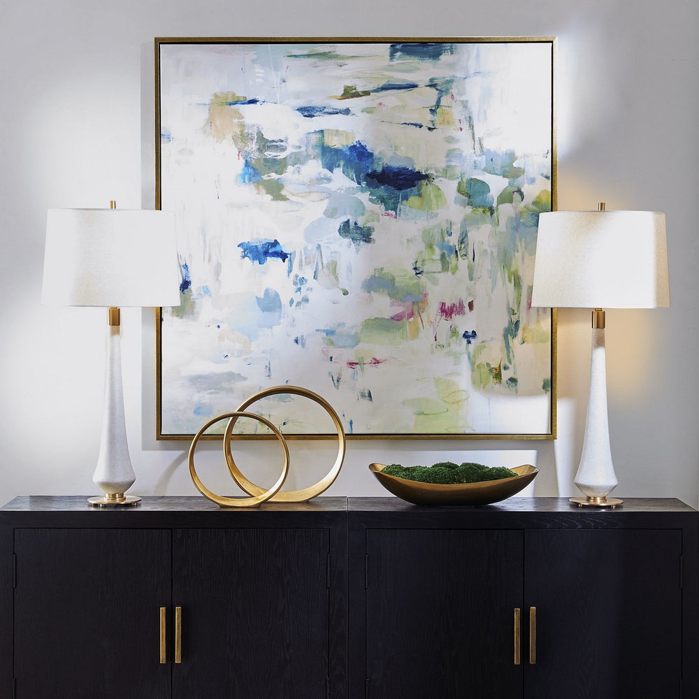 Uttermost - Abstract Art - Abstract Reflections - Gold- Union Lighting Luminaires Decor