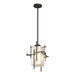 Hubbardton Forge - One Light Outdoor Pendant - Tura - Coastal Dark Smoke- Union Lighting Luminaires Decor