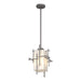 Hubbardton Forge - One Light Outdoor Pendant - Tura - Coastal Burnished Steel- Union Lighting Luminaires Decor