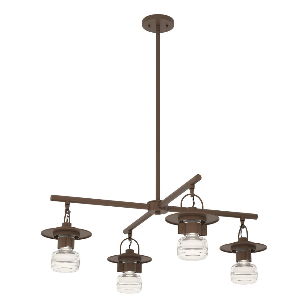 Hubbardton Forge - LED Outdoor Pendant - Mason - Coastal Bronze- Union Lighting Luminaires Decor